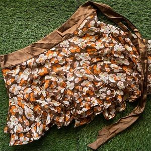 Abercrombie & Fitch floral mini skirt